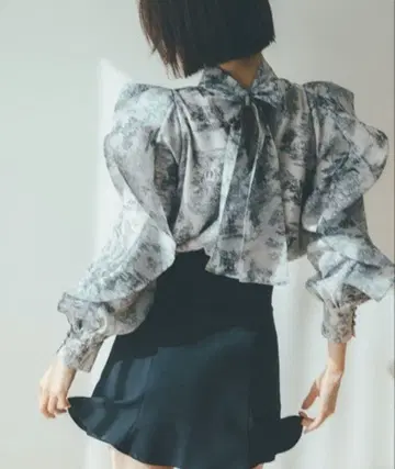 SNIDEL 플레어 미니 스커트 숏 팬츠 블랙