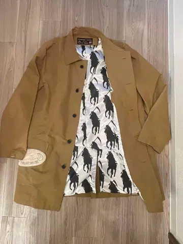 소프트 머신 브라운 트렌치코트