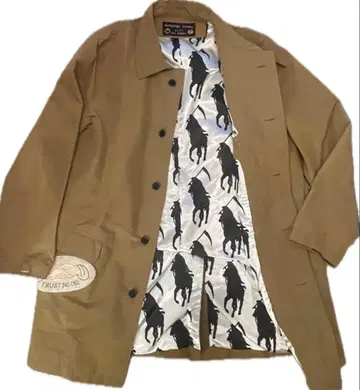 소프트 머신 브라운 트렌치코트