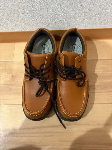 브라운 캐주얼 슈즈 합성 피혁