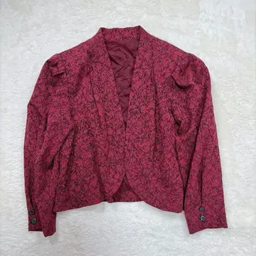 자켓 꽃무늬 클래시컬 엘레강트 빈티지 콩쿠르 빅 구제 의류