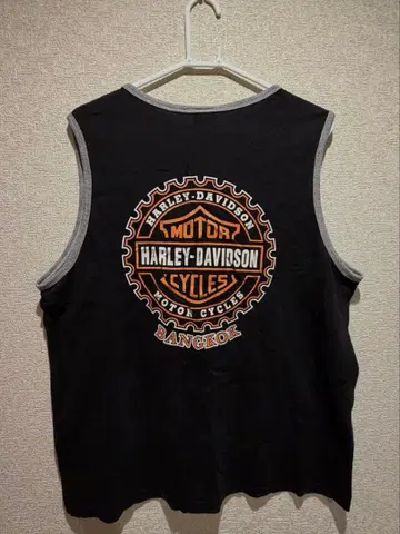 할리데이비슨 탱크탑 블랙