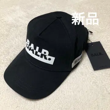 새상품 BALR. 보라 로고 캡 블랙 모자