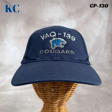 USA 구제 의류 미국 해군 'COUGARS' 비행대 캡 밀리터리 네이비