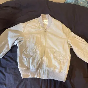 LOUNIE 그레이 MA-1 자켓 M 새상품급