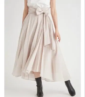 프레이 아이디 실크 코튼 플레어 스커트 프레이 아이디