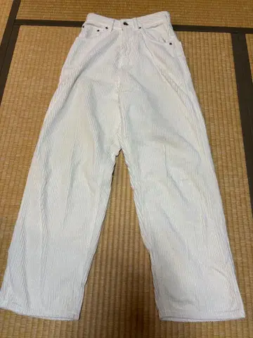 Lee 코듀로이 팬츠 화이트