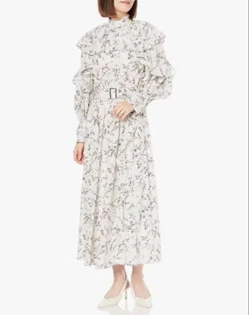 snidel 프린트 프릴 원피스 사이즈 0