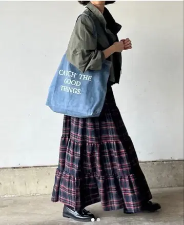 [ 미사용 새상품 ] 체크 캉캉 스커트