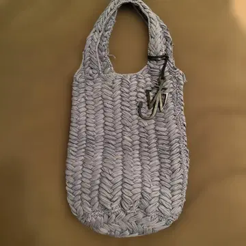 JW ANDERSON 라벤더 뜨개질 숄더백