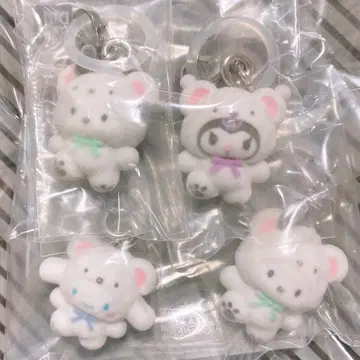 산리오 메지루시 액세서리 복슬복슬 스노우 쿠로미 시나모 포차코