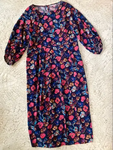 새상품급 3만 아바하우스 드 비넷 Abahouse 꽃무늬 롱 원피스