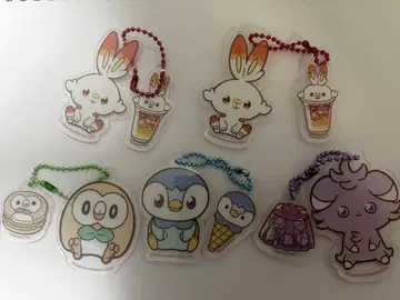 포켓 피스 아크릴 키링 5개 묶음 판매