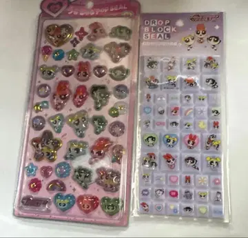 파워퍼프걸 타일씰 우루츄루 팝씰