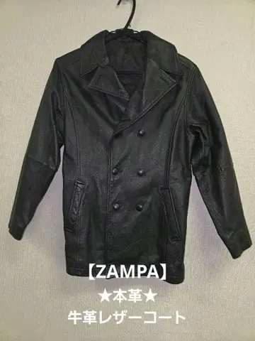 천연 가죽 ZAMPA 자마 소가죽 올 가죽 코트 블랙 여성용