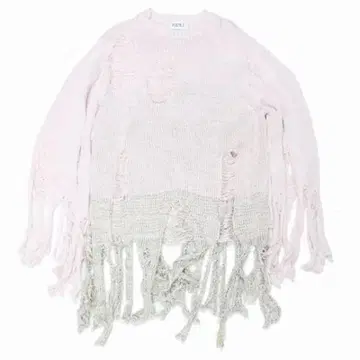 KIDILL rurumu 몽환 토끼 루루무 디스트로이 니트 핑크