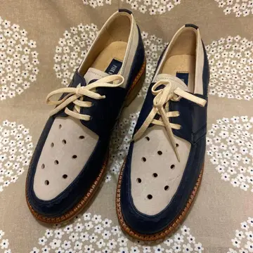 핑크하우스 PINK HOUSE 콤비 펀칭 슈즈 사이즈 S (약 22cm)