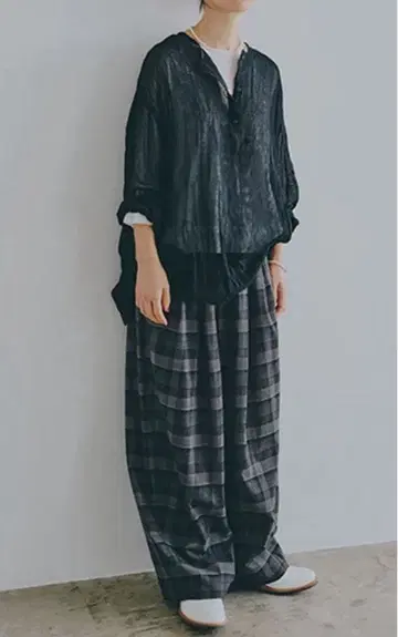 스튜디오 클립 볼륨 와이드 이지 팬츠