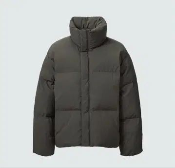 UNIQLO U 패디드 볼륨 자켓 올리브 L 사이즈