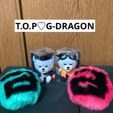 BIGBANGKRUNK 마스코트와 퍼 참 세트 판매