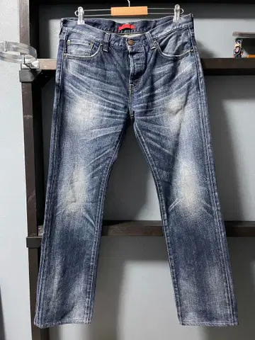 다크 블루 스트레이트 데님