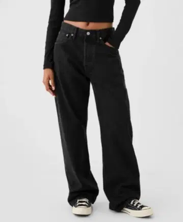 GAP '90s LOOSE 블랙 데님 28 30