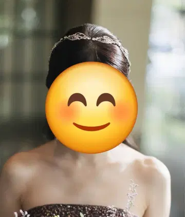 브라이덜용 크리스탈 티아라 새틴 리본 포함