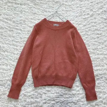 마가렛호웰 캐시미어 혼방 크루넥 스웨터 핑크 M 사이즈