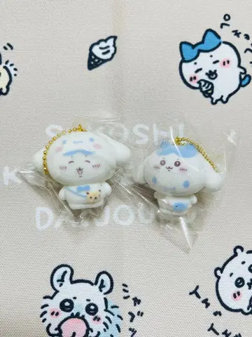 하치와레x시나몬 롤 치이카와x산리오 플로키 마스코트 참