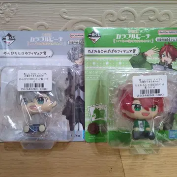 제일복권 컬러풀 피치 믿음직한 쟈파파와 순진한 히로 피규어상 2세트