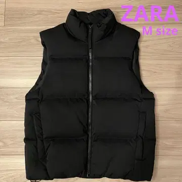 ZARA 다운 베스트 풀 집업 M 사이즈