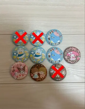 산리오 자수 캔뱃지