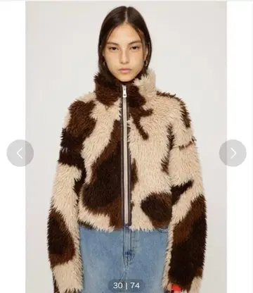 라이트 크롭 보아 블루종 SLY