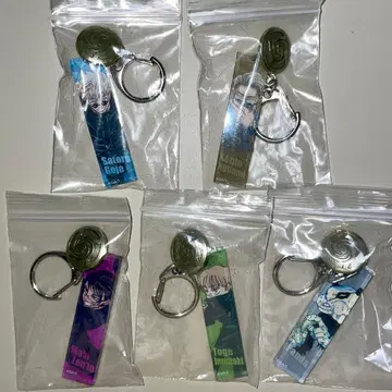 주술회전 학교 휘장 버튼 포함 아크릴 참 컬렉션 5개