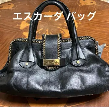 ESCADA 에스카다 체인 장식 가죽 백