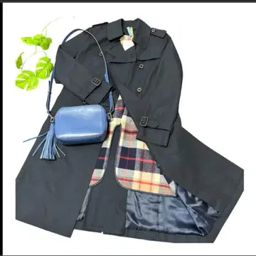 [ 새상품급 ] 매킨토시 철학 체크 라이너 포함 트렌치코트