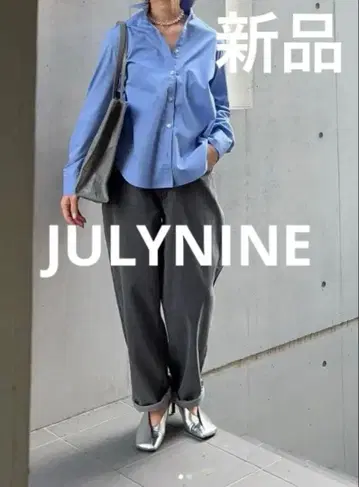 새상품 JULYNINE 그레이 데님 팬츠 BASIC 데님 줄라이나인