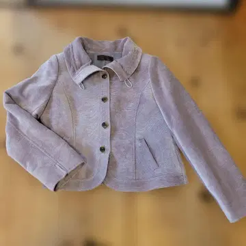 연보라 테일러드 자켓 스웨이드