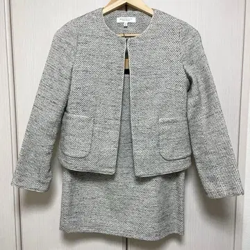 BEAUTY&YOUTH 믹스 트위드 자켓 S 스커트 M 세트