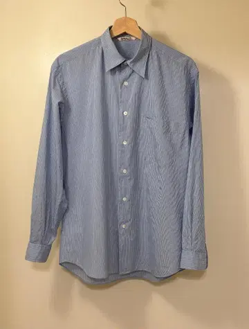 AURALEE 19SS FINX SILK STRIPE SHIRTS 3