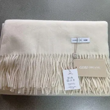 [ 미사용 새상품 ] GOBI 하네다 공항 한정판 오가닉 캐시미어 스톨