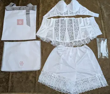 화이트 브라이덜 이너 세트