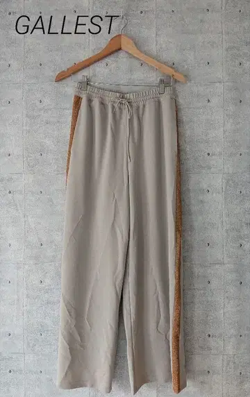 GALLEST 갤레스트 월드 이지 라인 팬츠 라메 사이드 라인