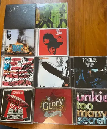 CD 컬렉션: JET, The Doors, Led Zeppelin 등
