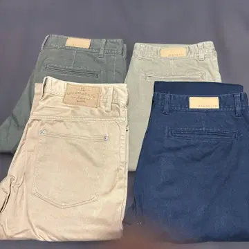 ABAHOUSE 치노 팬츠 4개 세트