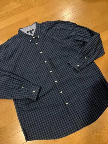 TOMMY HILFIGER 버튼 다운 긴팔 셔츠 초특대 size 3XL