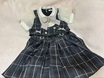 LIZLISA 셋업 체크 원피스 리즈리사