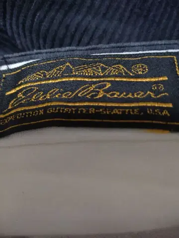 70s80s USA제 EddieBaur 블랙 택 코듀로이 팬츠 빈티지