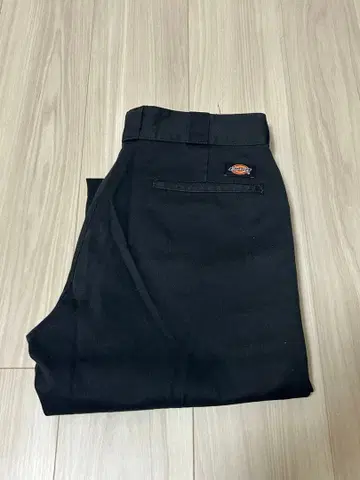 Dickies 874 오리지널 핏 32 x 30 워크 팬츠 블랙