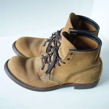 레드윙 베이지 스웨이드 부츠 신발끈